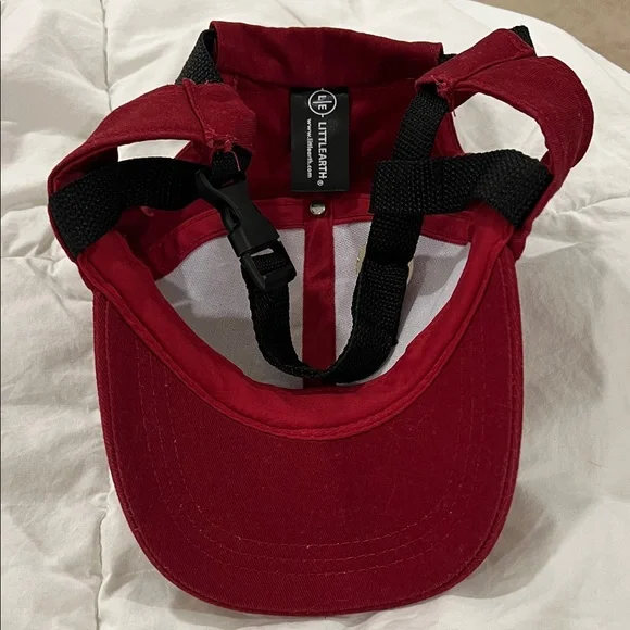 Red USC dog baseball hat - Picture 2 of 3